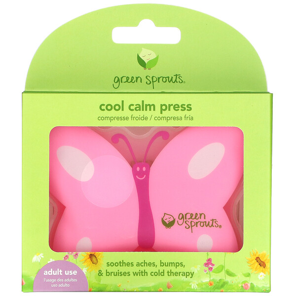 Cool Calm Press, розовый, 1 шт. Green sprouts