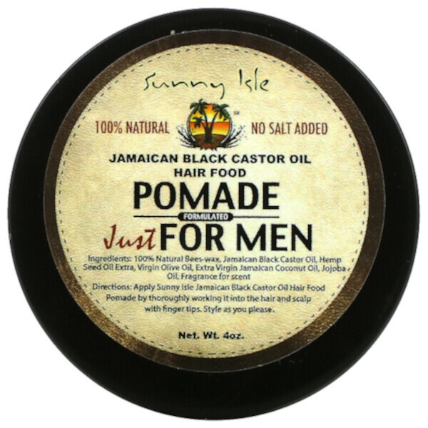 Ямайское черное касторовое масло, помада только для мужчин, 4 унции Sunny Isle