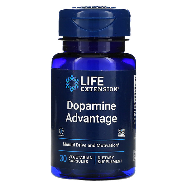 Допаминовое преимущество - 30 вегетарианских капсул - Life Extension Life Extension