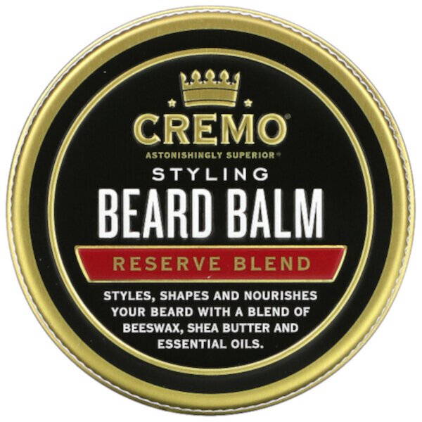 Styling Beard Balm, Резервная смесь, 2 унции (56 г) Cremo
