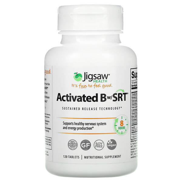 Activated B с SRT, 120 таблеток Jigsaw Health