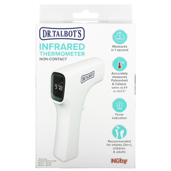 Инфракрасный термометр, белый, 1 термометр Dr. Talbot's