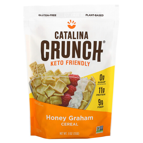 Keto Friendly Cereal, Honey Graham, 9 унций (255 г) Catalina Crunch