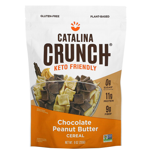 Keto Friendly Cereal, шоколадно-арахисовое масло, 9 унций (255 г) Catalina Crunch