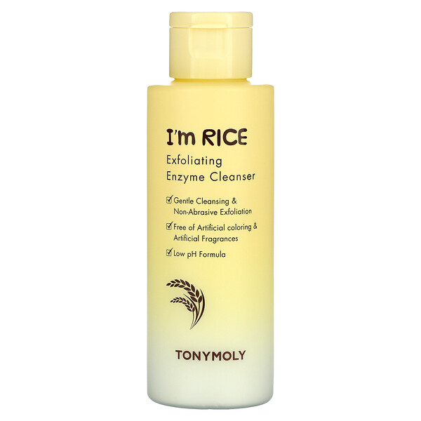 I'm Rice, Отшелушивающее очищающее средство с ферментами, 1,76 унции (50 г) Tony Moly