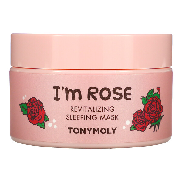 I'm Rose, Восстанавливающая маска для сна, 3,52 унции (100 г) Tony Moly