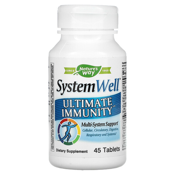 System Well, Ultimate Immunity, 45 таблеток Nature's Way