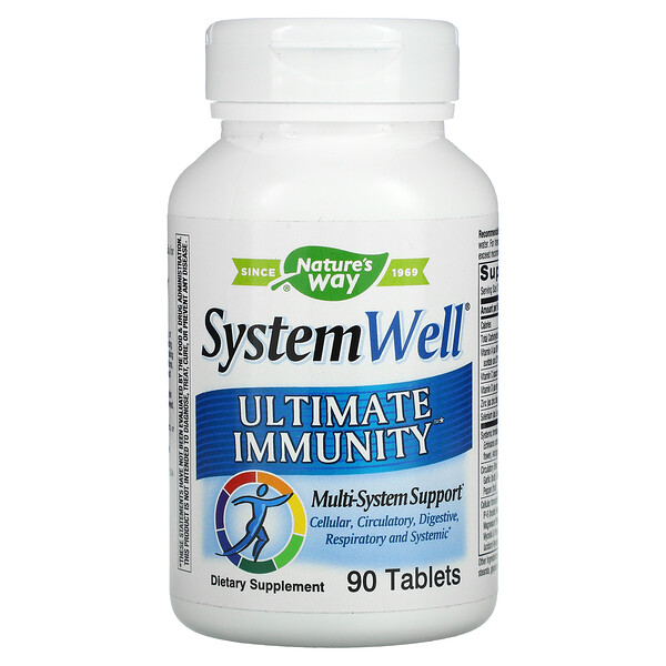 System Well, Ultimate Immunity, 90 таблеток Nature's Way
