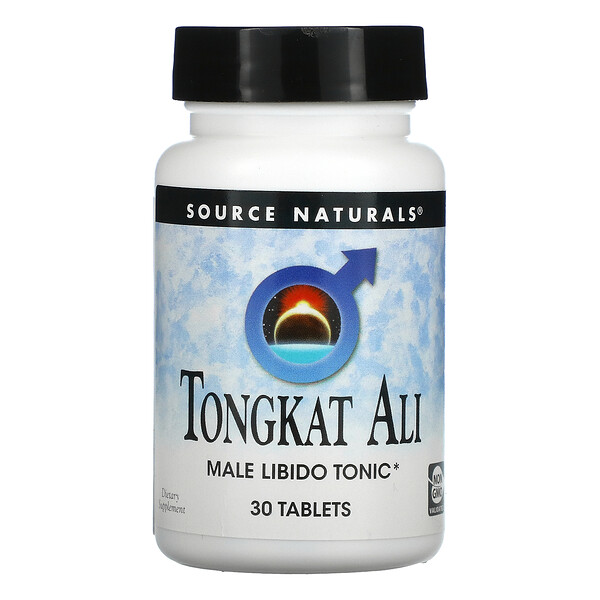 Tongkat Ali, Тоник для мужского либидо, 30 таблеток Source Naturals
