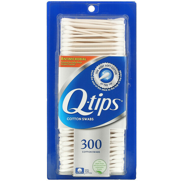 Ватные тампоны, 300 тампонов Q-tips