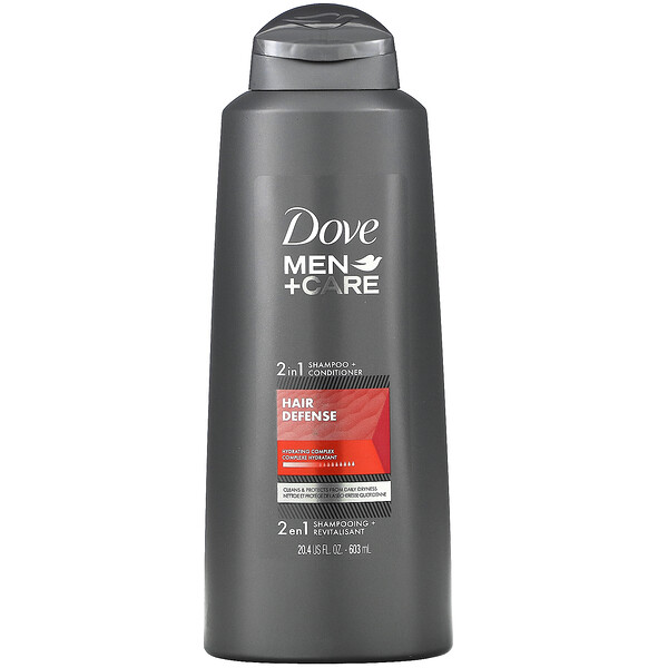 Men+Care, Шампунь 2 в 1 + кондиционер для защиты волос, 20,4 ж. унц. (603 мл) Dove