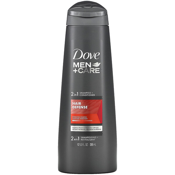 Men+Care, Шампунь 2-в-1 + кондиционер для защиты волос, 12 жидких унций (355 мл) Dove