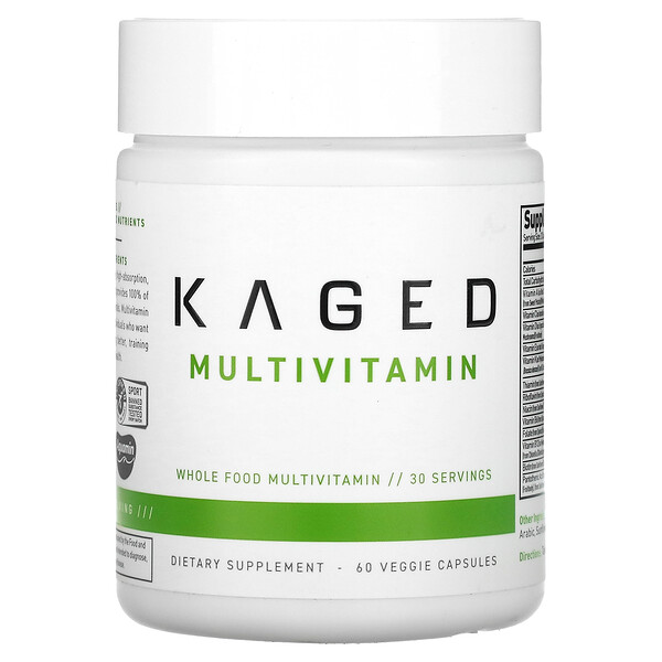 MultiVitamin, 60 Veggie Capsules (Капсулы на растительной основе) Kaged