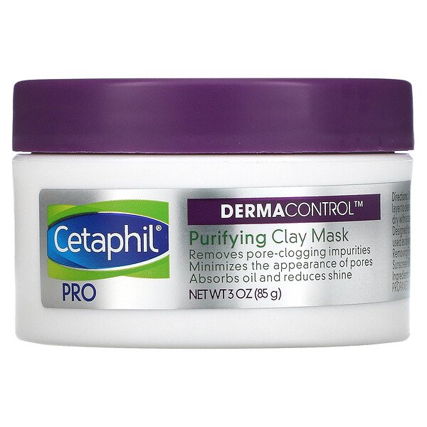 Pro Derma Control, Очищающая косметическая маска с глиной, 3 унции (85 г) Cetaphil