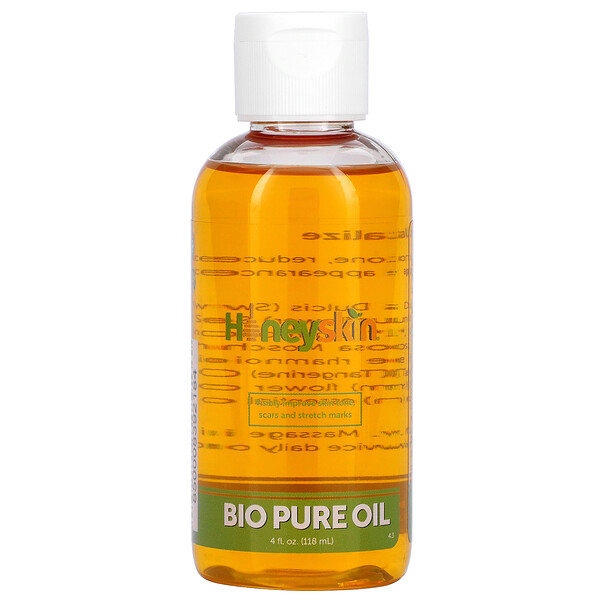 Bio Pure Oil, 4 жидких унции (118 мл) Honeyskin