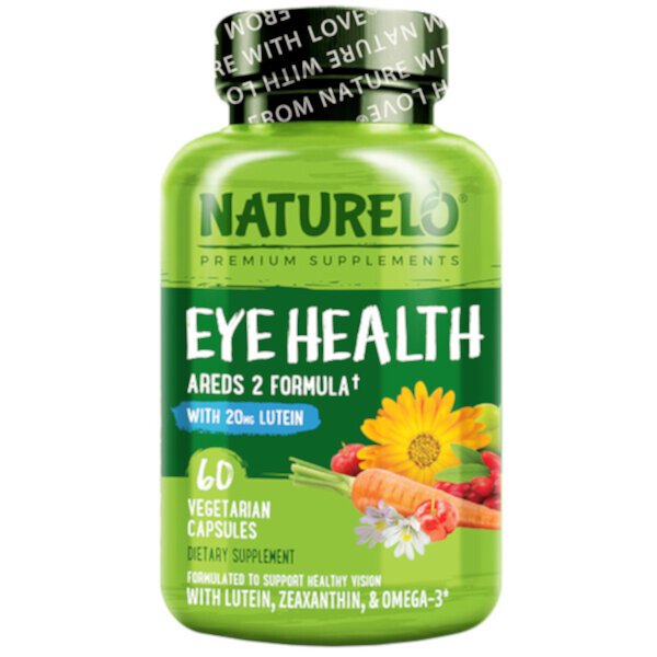 Eye Health Areds 2 Formula, 60 вегетарианских капсул NATURELO
