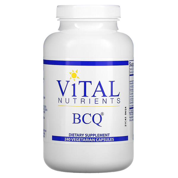 BCQ, 240 вегетарианских капсул Vital Nutrients