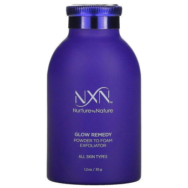 Glow Remedy, Отшелушивающее средство в виде пудры и пены, 1,2 ж. унц. (35 мл) NXN Nurture by Nature