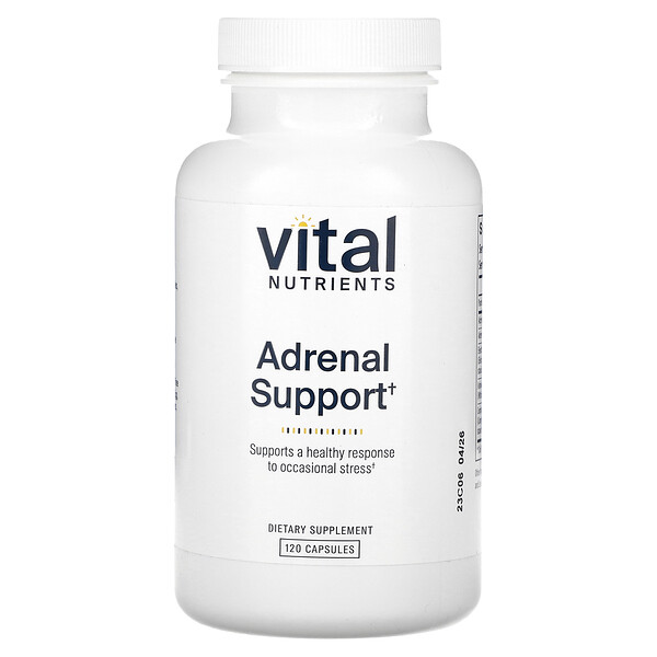 Поддержка надпочечников - 120 капсул - Vital Nutrients Vital Nutrients