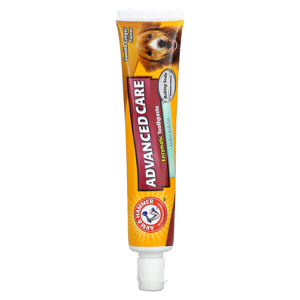 Advanced Care, Ферментативная зубная паста, для собак, ванильный имбирь, 2,5 унции (67,5 г) Arm & Hammer