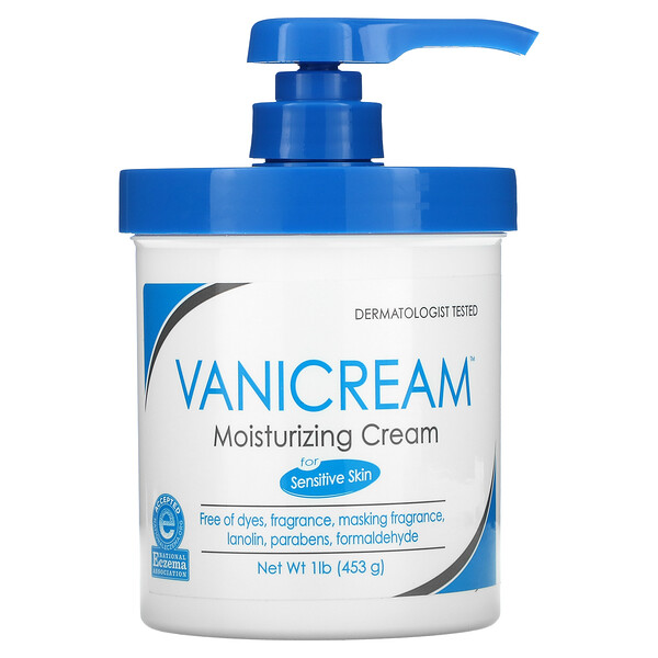 Увлажняющий крем, для чувствительной кожи, 1 фунт (453 г) Vanicream