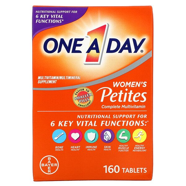 Комплекс мультивитаминов для женщин Petites, 160 таблеток One-A-Day
