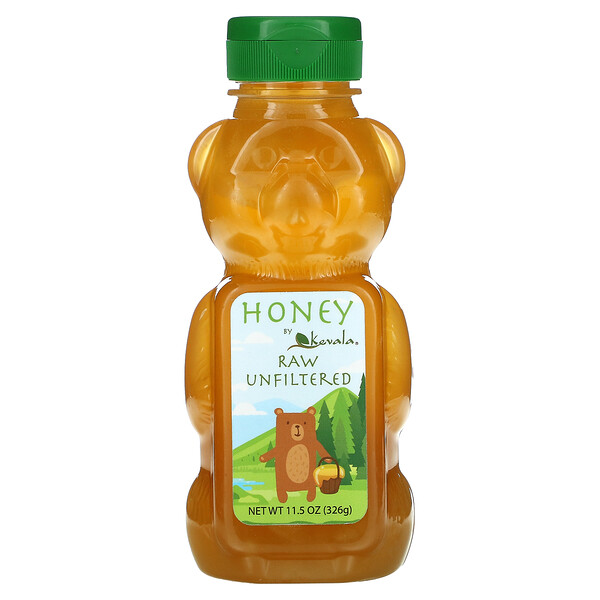 Raw Unfiltered Honey, 11.5 oz (326 g) Kevala