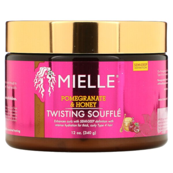 Суфле Twisting, гранат и мед, 12 унций (340 г) Mielle