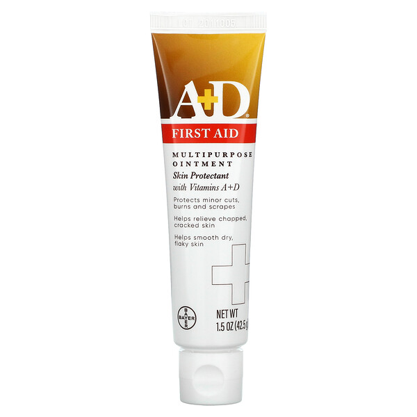  Универсальная мазь для первой помощи, средство для защиты кожи с витаминами A + D, 1,5 унции (42,5 г) A+D