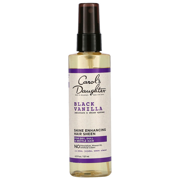Black Vanilla, Moisture & Shine System, средство для усиления блеска волос, 4,3 ж. унц. (127 мл) Carol's Daughter