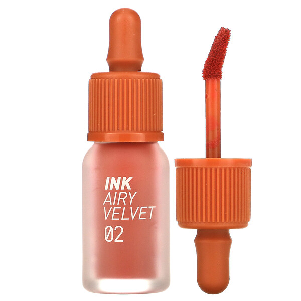 Ink Airy Velvet Lip Tint, оттенок 02 Selfie Orange Brown, 4 г (0,14 унции) Peripera