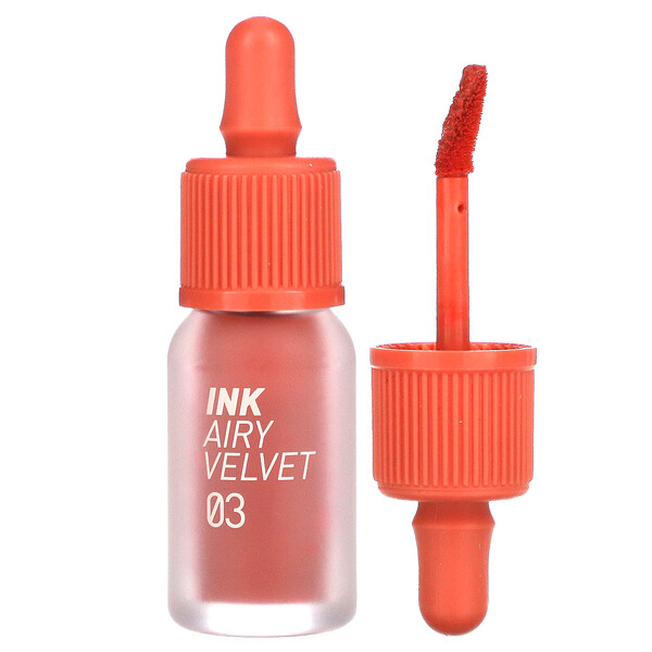 Ink Airy Velvet Lip Tint, оттенок 03 Cartoon Coral, 4 г (0,14 унции) Peripera