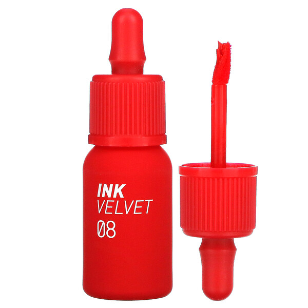 Ink Velvet Lip Tint, оттенок 08 Sellout Red, 0,14 унции (4 г) Peripera