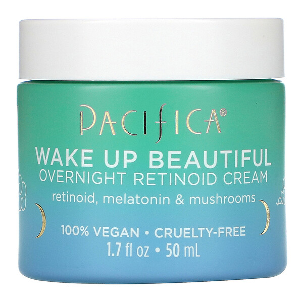Wake Up Beautiful, Ночной крем с ретиноидами, 1,7 ж. унц. (50 мл) Pacifica