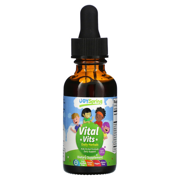 Vital Vits, Daily Herbals, 1 жидкая унция (30 мл) JoySpring