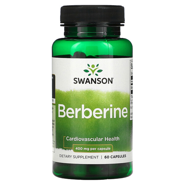 Берберин, 400 мг, 60 капсул Swanson