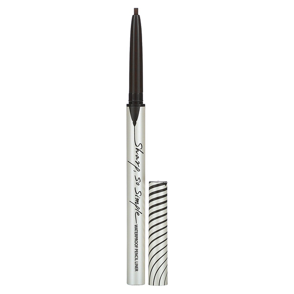 Sharp, So Simple, водостойкий карандаш-лайнер, оттенок 02 коричневый, 0,004 унции (0,14 г) Clio