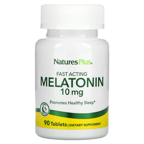 Мелатонин, 10 мг, 90 таблеток NaturesPlus