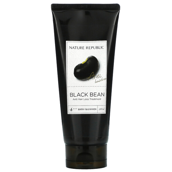 Средство против выпадения волос Black Bean, 6,76 жидких унций (200 мл) Nature Republic