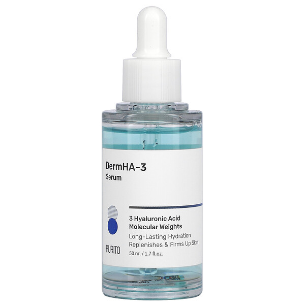Сыворотка DermaHA-3, без запаха, 1,7 жидких унций (50 мл) Purito