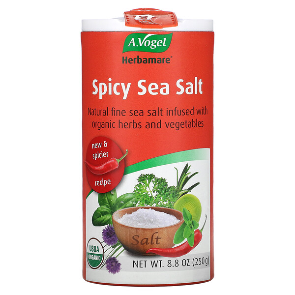 Пряная морская соль, 8,8 унции (250 г) A Vogel