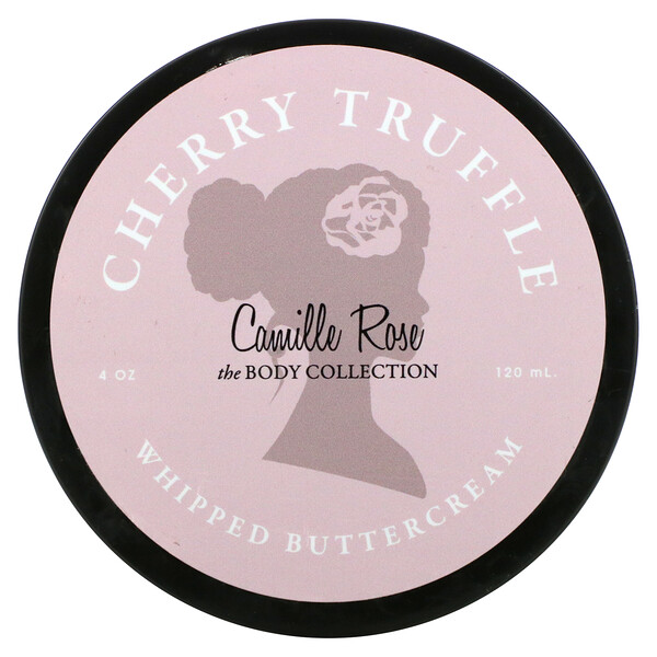 Взбитый масляный крем, вишневый трюфель, 4 унции (120 мл) Camille Rose
