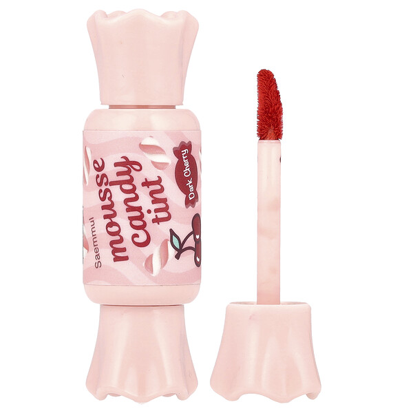 Saemmul, Mousse Candy Lip Tint, 07 Dark Cherry, 0.28 oz (Унции) The Saem