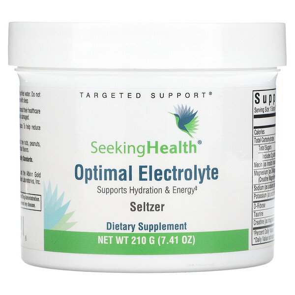 Optimal Electrolyte, Seltzer, 7,41 унции (210 г) Seeking Health
