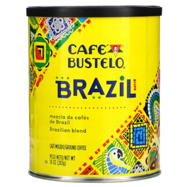 Бразильская смесь, молотый кофе, 10 унций (283 г) Café Bustelo