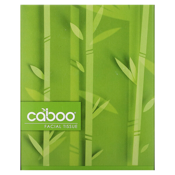 Мягкие и устойчивые салфетки для лица, 90 двухслойных салфеток для лица, 8,3 х 7,8 дюйма Caboo