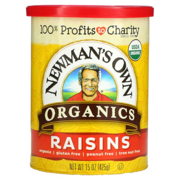 Organics, Изюм, 15 унций (425 г) Newman's Own