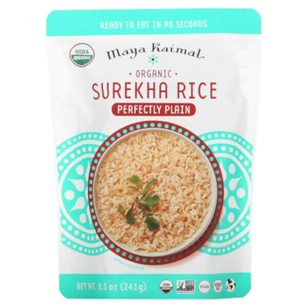 Органический рис Surekha, Perfectly Plain, 8,4 унции (241 г) Maya Kaimal