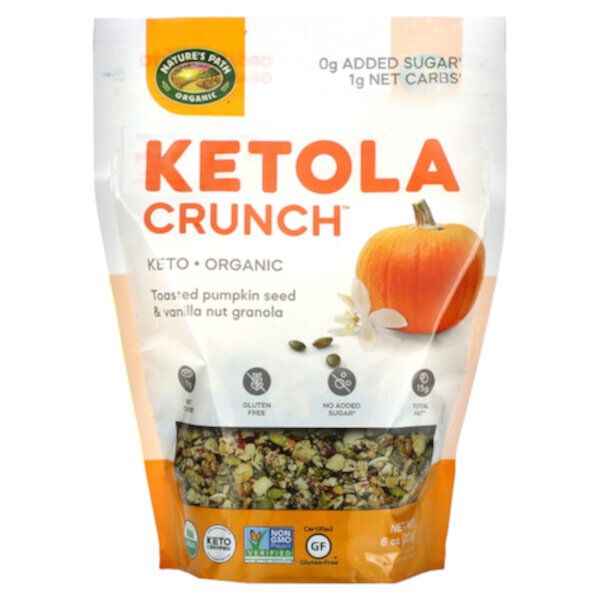 Organic Ketola Crunch, мюсли с тыквенными семечками и ванилью, 8 унций (227 г) Nature's Path