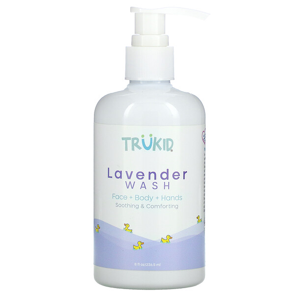 Lavender Wash, 8 жидких унций (236,5 мл) TruKid